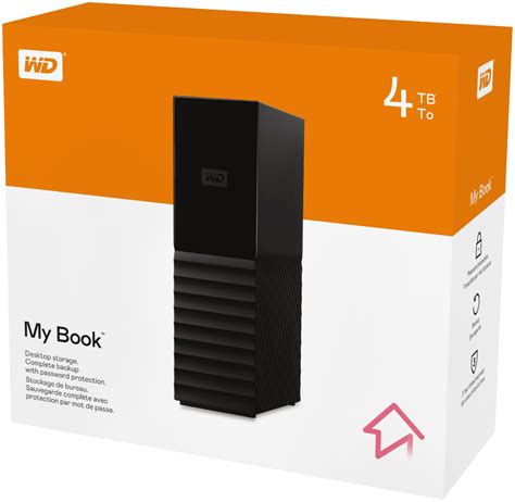 WD My Book 4TB USB 3.0 Hard Drive with Security, Local and.